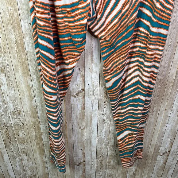 Miami Dolphins NFL Men's Throwback Zebra Pants, Size large vintage 1990s